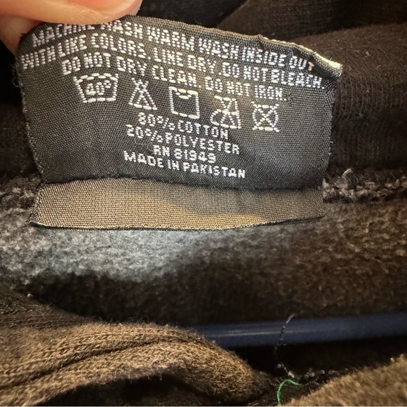 Vintage Space Jam Life Authentic Hoodie Size XL Pullover Sweatshirt Black - Picture 7 of 9